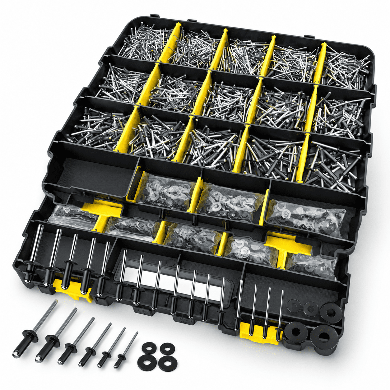 Black 2086Pcs 3/32
