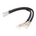 thumbnail image 1 of Black 20cm Rubber Wiring Adapter Leads Plug Cable Connector for 600 R6 1998-2012, 1 of 9