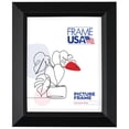 thumbnail image 1 of 22x34 Picture Frame, Black Black Series Style 17048, 1.5 Inch MDF with Plexiglass, Wall Display, 1 of 4
