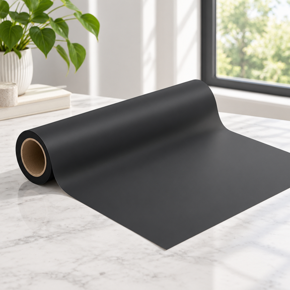 Black 23.6" x 78.7" One Way Window Film for Home and Office Use