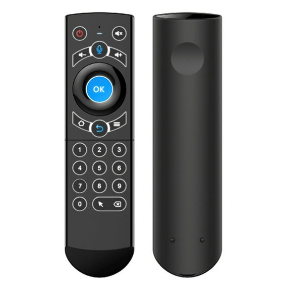 Black 25 Keys G21 Pro Smart Voice Control Mouse Back light Wireless 2.4GHZ With USB Receiver