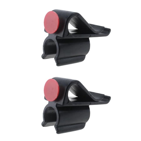 Black 2Pcs Golf Club Organizers Putter Clip Holder & Ball Marker / Iron Driver , can Attach to your Golf Bag Belt