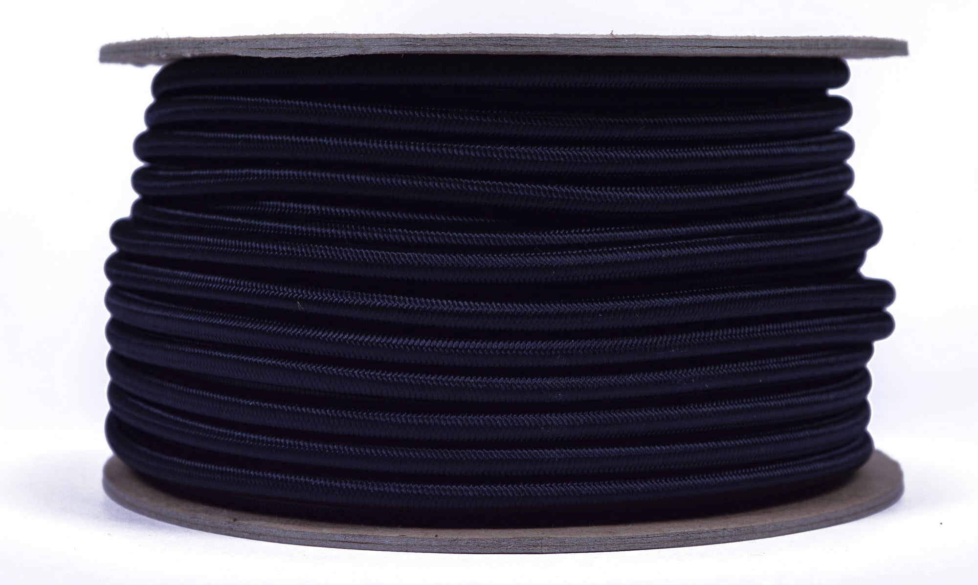 Black 3/16 inch Shock Cord - 100 Feet Marine Grade Shock Bungee Cord - USA