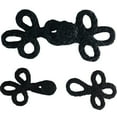 thumbnail image 1 of Black 3.25" Handmade Chinese Frogs Closure Button (3.25" Black), 1 of 2