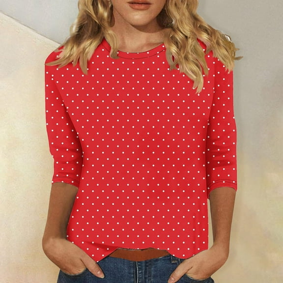 Black 3/4 Sleeve Tops for Women Plus Size Womens Summer Tees Womens Tops Summer 2026 Printed Shirts for Women Graphic