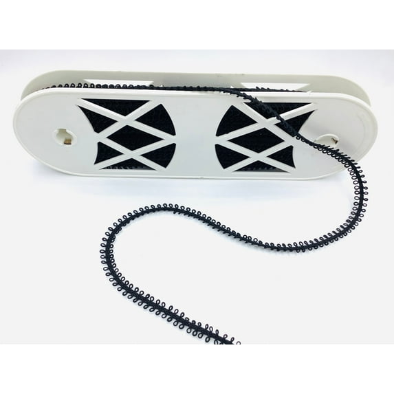 Black 3/8" Loop Braid