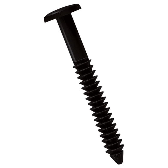 Black 3" Shutter Lok Peg Fasteners 84 Pack Spikes Longer and Stronger