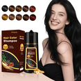 thumbnail image 1 of Black 3-in-1 Hair Dye for Men & Women - Long-Lasting Gray Hair Coverage, Shampoo Para Canas, Natural Color in Minutes - 16.9 Fl Oz, 1 of 8