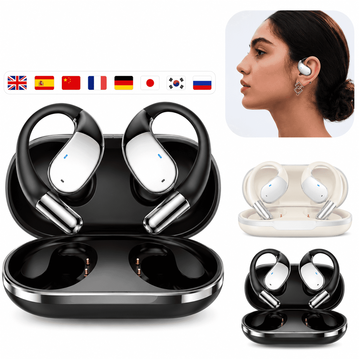 Talkbuds Translator Earphones By Qinux, Bluetooth Voice Translator