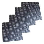 Buffalo Tools 3 x 3 Foot Interlocking Rubber Mats - 4 Pack