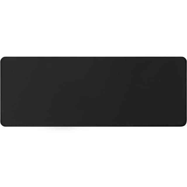 Black 31.5"x11.8"Extended Large Gaming Mouse Pad, XL Large Non-Slip Rubber Base Mousepad with Stitched Edges,Waterproof Keyboard Mouse Mat Desk Pad