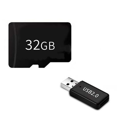 Black 32Gb Memory Card For Printing Camera Storage Expansion Compatible With Various Electronic Devices