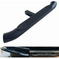 thumbnail image 1 of Black 37" Towing Hitch Trailer Tow Hitch Step Bar 4" Oval Curved Rear Bumper Guard for 2" Receiver SUV Pickup Truck (Black), 1 of 9