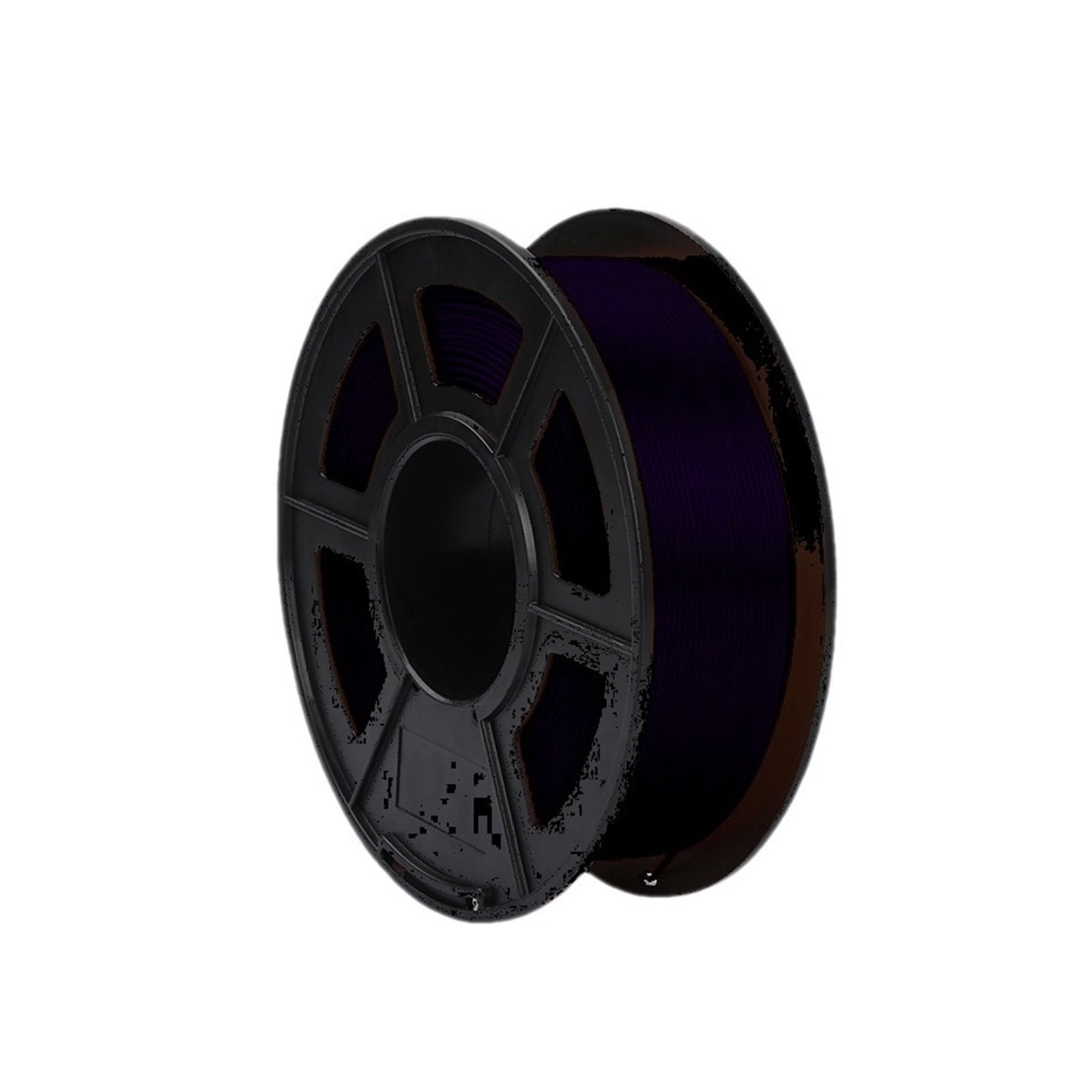 Black 3D Printer Filament, Solid Opaque Silk PLA, Easy-to-Print, Pack of 1Kg, Dimensional Accuracy 1.75mm +/- 0.02mm