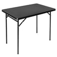 Black 3ft Rectangular Folding Table Indoor Outdoor Event Desk - Walmart.com