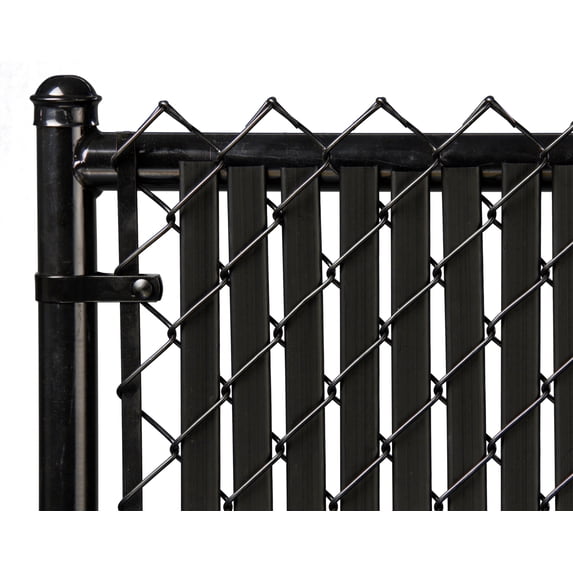 Black 3ft Tube Slat for Chain Link Fence