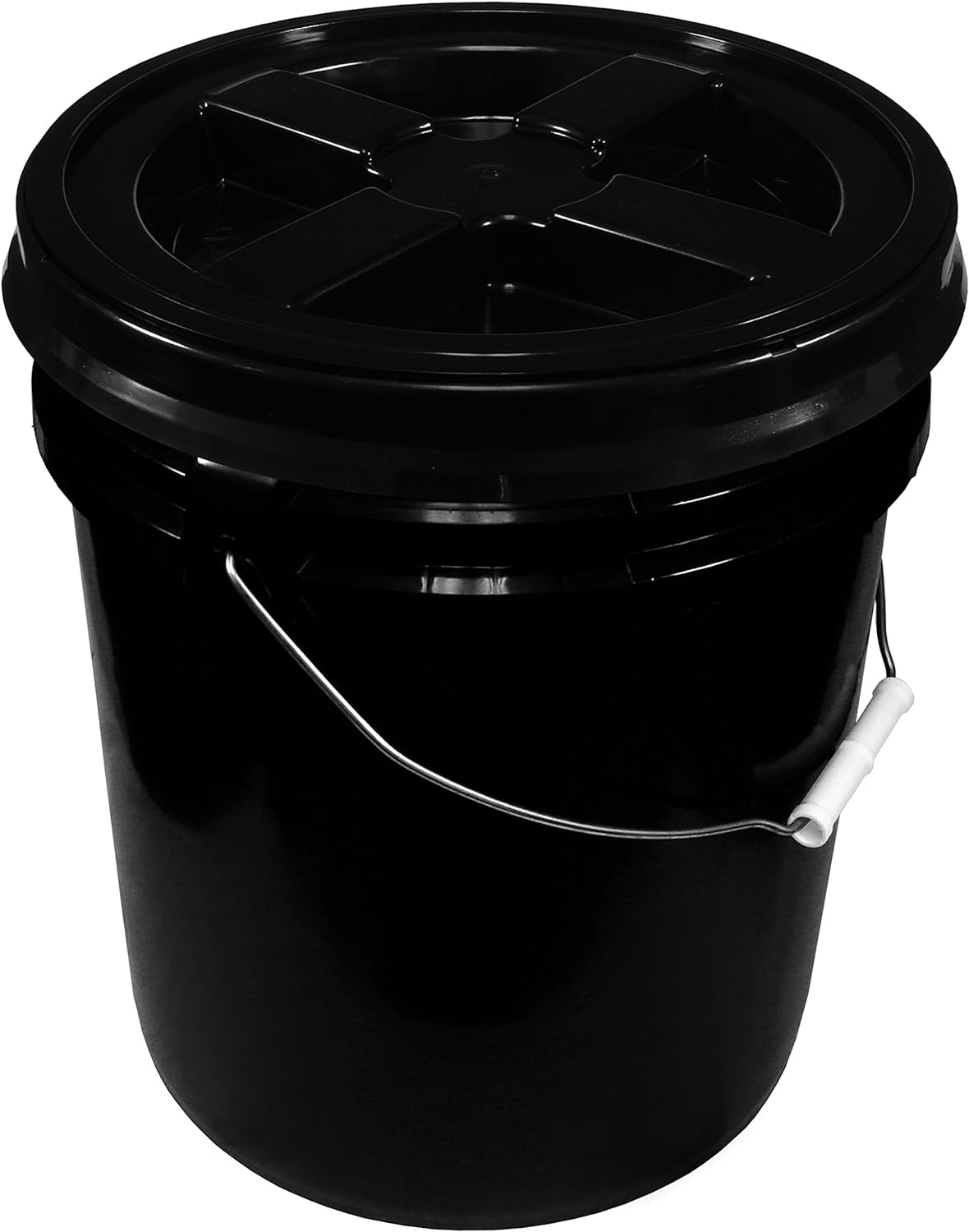 Black 5 Gallon 90 mil Bucket with Gamma Seal Lid (Black)?