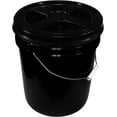 Black 5 Gallon 90 mil Bucket with Gamma Seal Lid (Black)? - Walmart.com