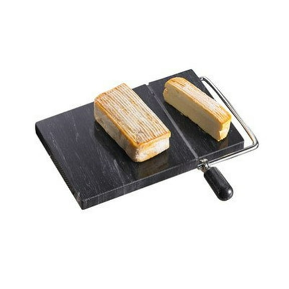 Creative Home Black Marble 5" L x 8" W Cheese Slicer