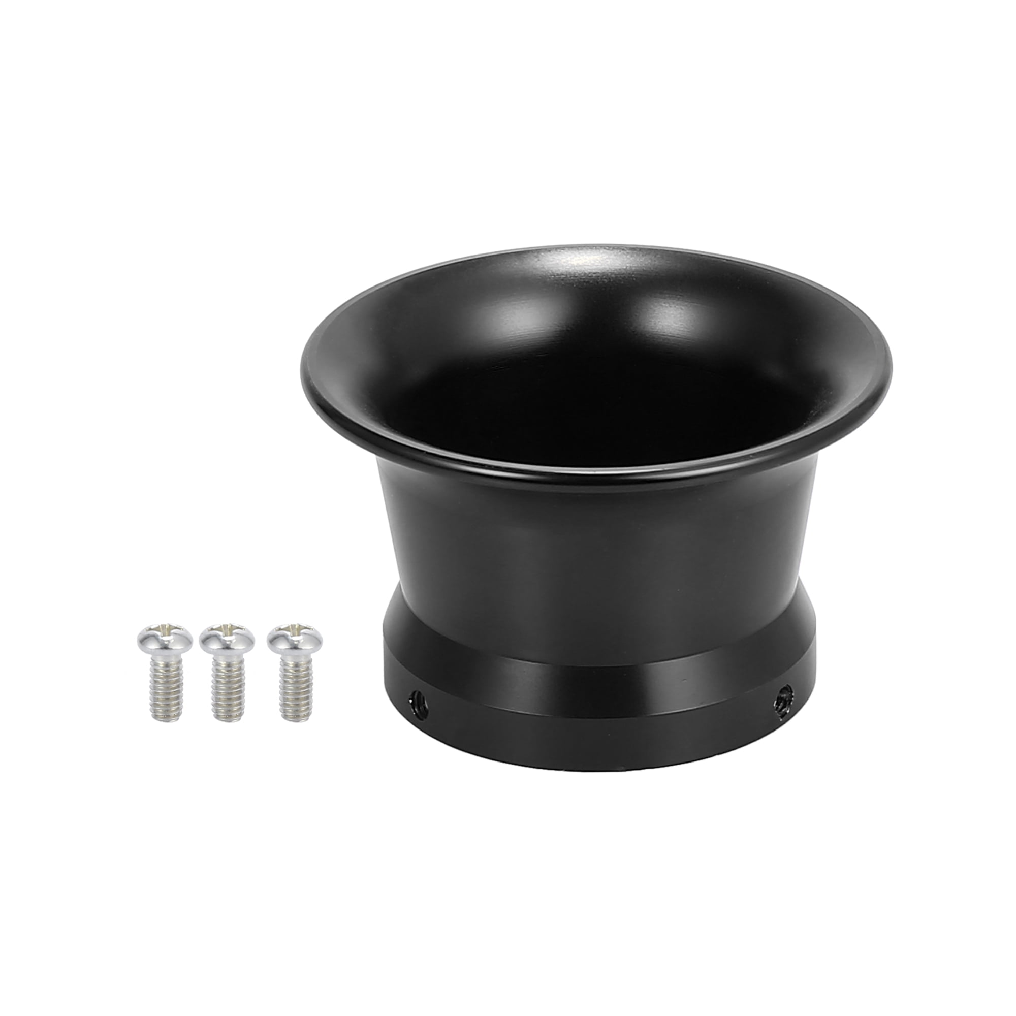 Black 50mm Inner Dia Motorcycle Air Filter Intake Velocity Stack Adapter Aluminum Alloy