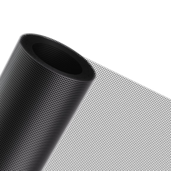 Black 59 X 196 Inch Polyester Window & Door Screen Replacement Kit