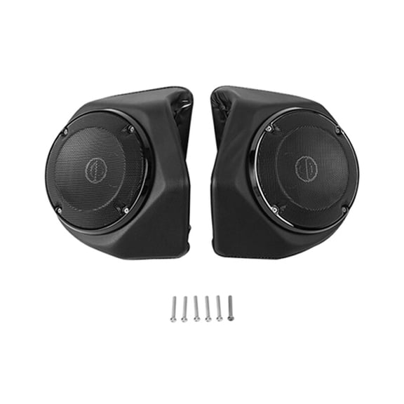 Black 6.5'' King Rear Trunk Speakers Fit For Harley Touring Street Glide 2014-25