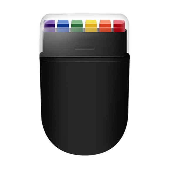 Black 6-Color Face Paint Pen Set With Non-Toxic Formula, Quick-Dry Ink And Easy Application For Sports Events, Parties And Festivals, 1Pc Set, 0.11Lb