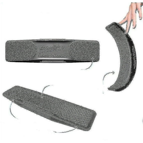 Black 6 In 1 Horse Grooming Brushes Shedding Grooming Massage Brush Horse Hairs Combs Pet Horses