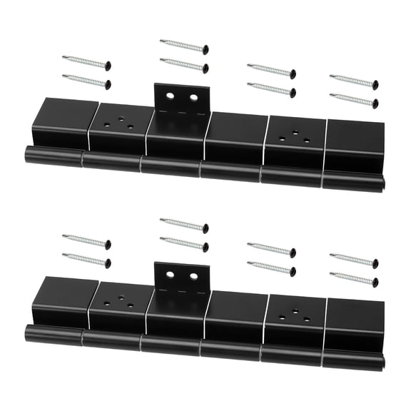 Black 6 Leaf Friction Hinge Assembly 2 Pack
