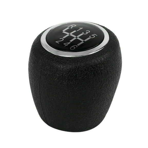 Black 6-Speed Manual Gear Shift Knob Stick Shifter Cover Leatherette for Chevrolet Cruze