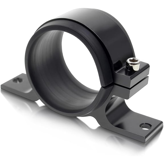 Black 60mm External Fuel Pump Filters Mount Mounting Bracket Clamp Cradle Holder for BOSCH 044