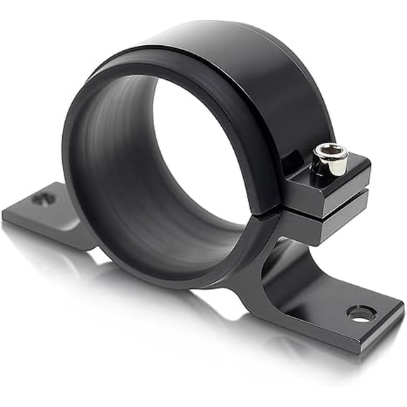 Black 60mm External Fuel Pump Filters Mount Mounting Bracket Clamp Cradle Holder for BOSCH 044