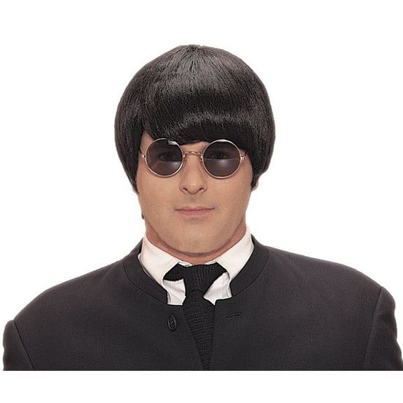 Black 60s Mod Adult Wig