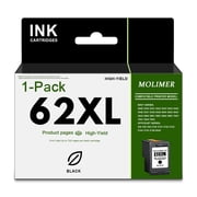 Black 62 ink cartridges Compatible for HP 62XL 62 XL for Envy 5540 5640 OfficeJet 5740 8040 Printer