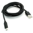 thumbnail image 1 of Black 6ft Long USB Cable Rapid Charge Power Wire Sync Data Transfer Cord Micro-USB 53 for LG Stylo 3 Plus, Tribute 2 5 HD, Volt 2, X Charge Power Venture - Microsoft Lumia 650 - Motorola Droid Maxx 2, 1 of 2