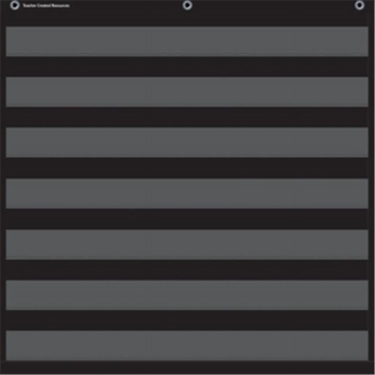 Black 7 Pocket Chart