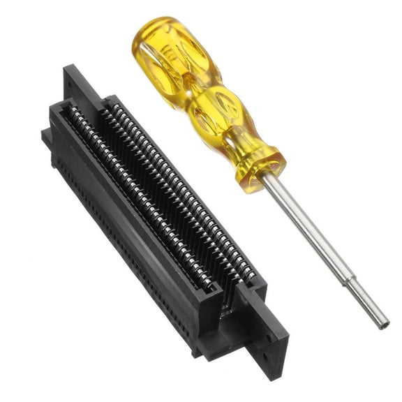 Black 72 Pin Connector Game Machine Accessories Tool Compatible with Nes 8 Bit