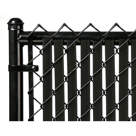Black 7ft Tube Slat for Chain Link Fence