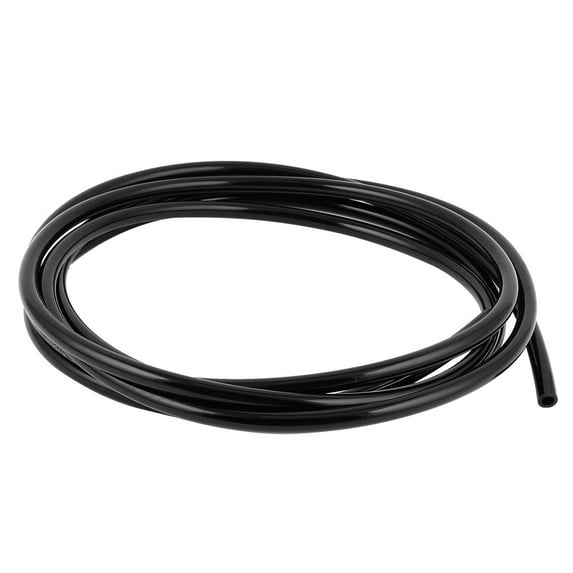 Black 8mm x 5mm Fleaxible PU Tube Pneumatic Hose 3 Meters Long