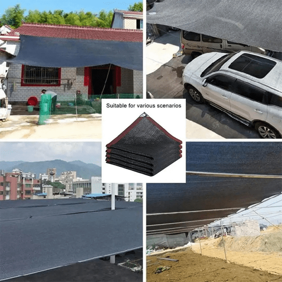 Black 95 Anti-UV SunShade Net Gazebo Shelter Outdoor Pergola Canopy Sun Cover Agriculture Greenhouse Sunshade Net C