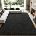 thumbnail image 1 of Pentantan 9ft x 12ft Shag Area Rugs, Fluffy Rug for Living Room Bedroom, Soft Plush Pile Indoor Carpet, Black, 1 of 7