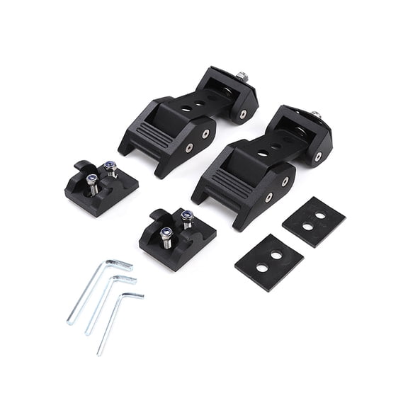 Black A-Black Car Engine Hood Latch for Jeep Wrangler TJ, Latch Cover, Hardware Accessories, 1997-2006