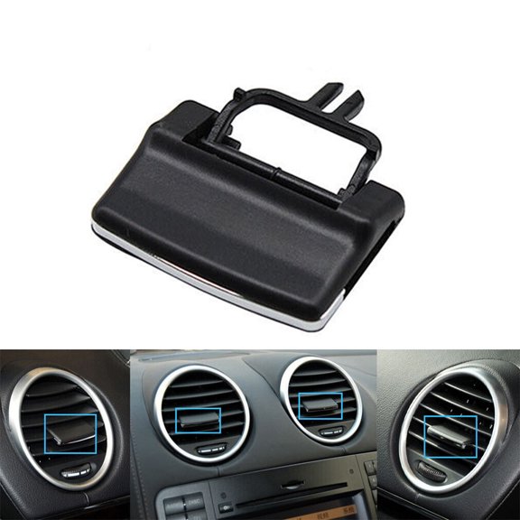 Black A/C Vent Outlet Reset, Direct Replacement and PC+ABS Fiber 1648302154 for BENZ ML/ML aqW164