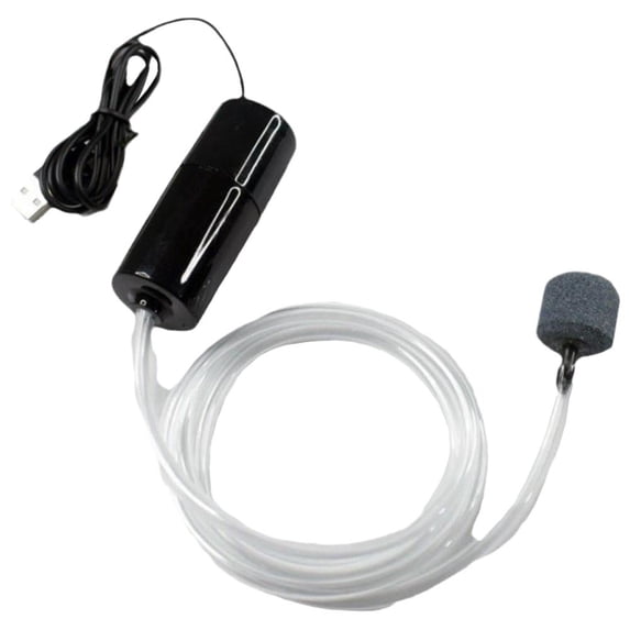 Black(A)$Portable fish tank mini oxygen pump usb oxygen pump fishing outdoor oxygen pump small aquarium air pump