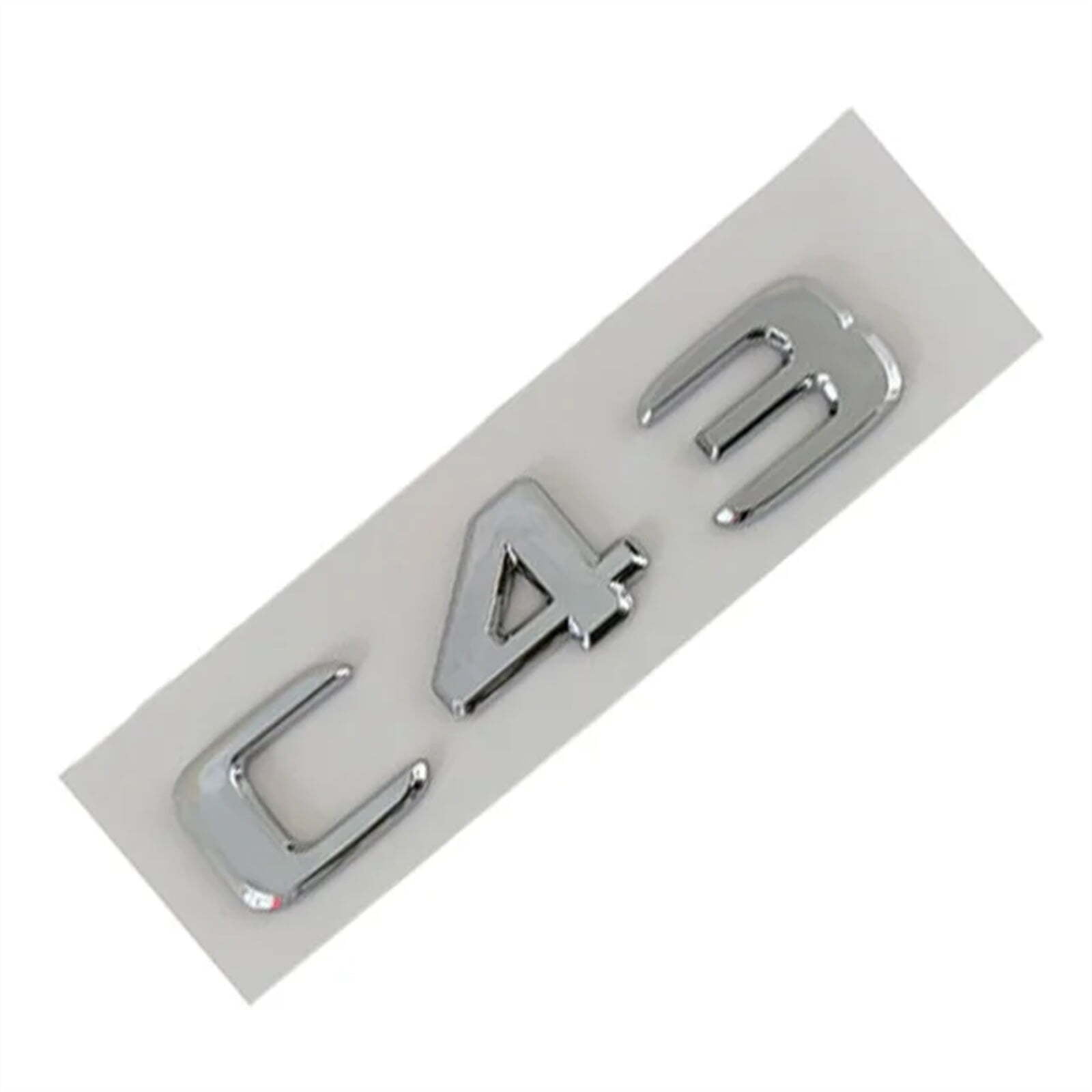Black ABS 3D Chrome Letters Compatible With Car Stickers Mercedes C43 ...