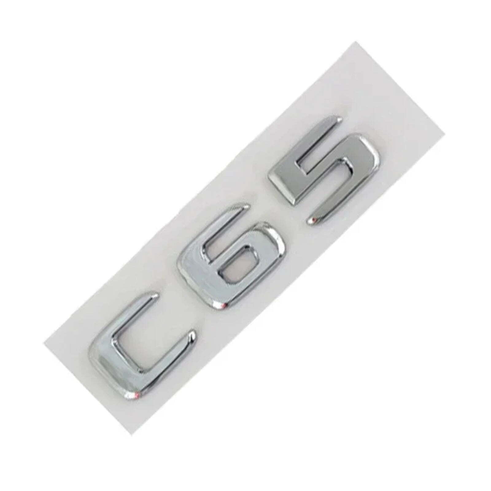 Black ABS 3D Chrome Letters For Car Stickers Fit For Mercedes C43 C63 ...