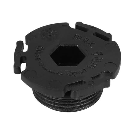 Black ABS Car Engine Oil Drain Plug Replacement for BMW 320i 2013-2015 11137605018