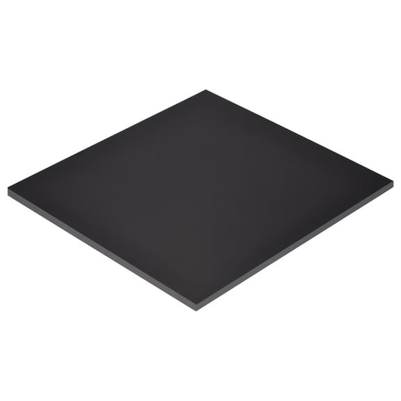 Black ABS Plastic Sheet 10x10x0.24inch for Building Model, DIY Crafts, Panel