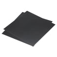 thumbnail image 1 of Black ABS Plastic Sheet 8 x 8 x 0.02 Inch for Building Model, DIY Crafts, Pack of 2 Pcs, 1 of 6