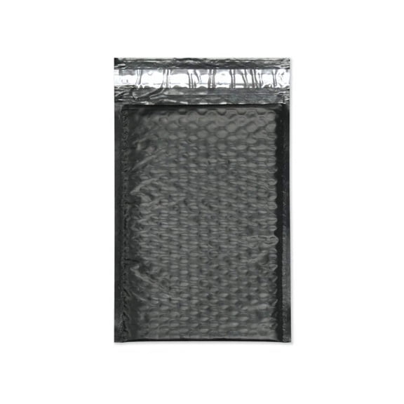 Black AIRJACKET® Colorful Poly Bubble Mailers #0 - 6.25 x 9.25 (QTY: 250)